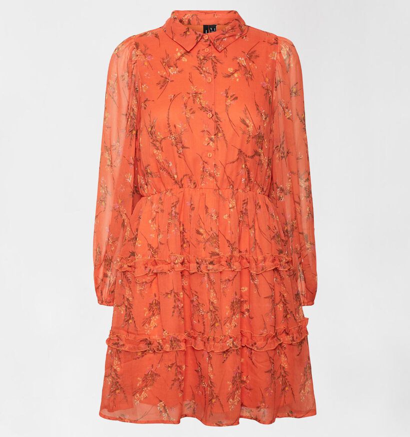 Vero Moda Kaya Robe en Orange (312036)