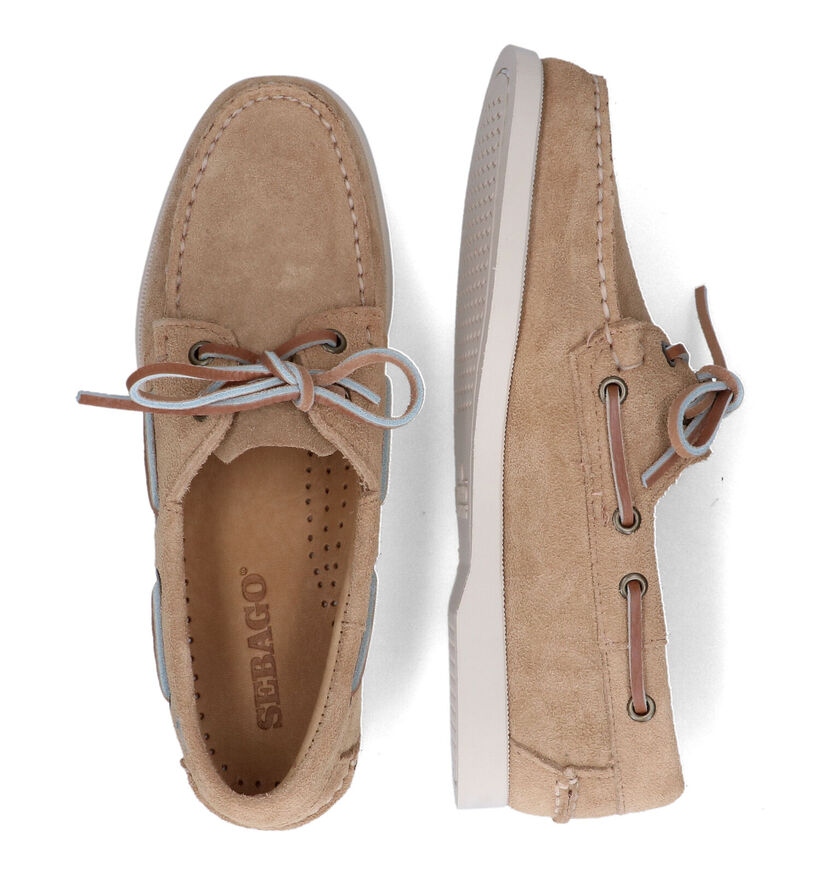 Sebago Dockside Beige Bootschoenen voor dames (324096)