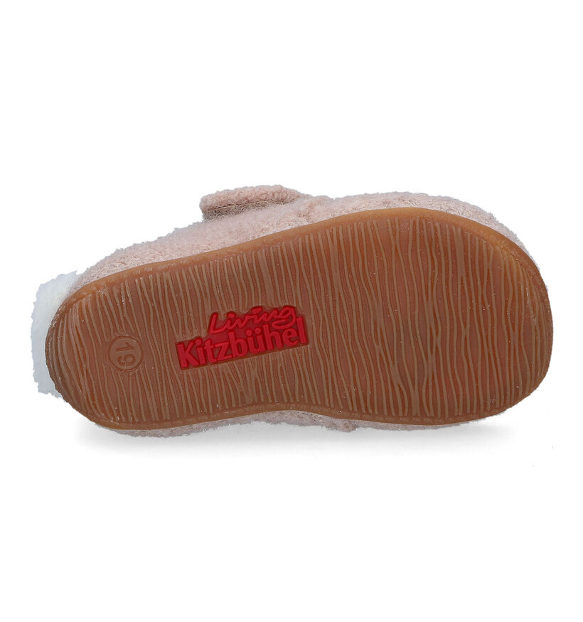 Living Kitzbühel Pantoufles fermées en Beige clair pour filles (317004)