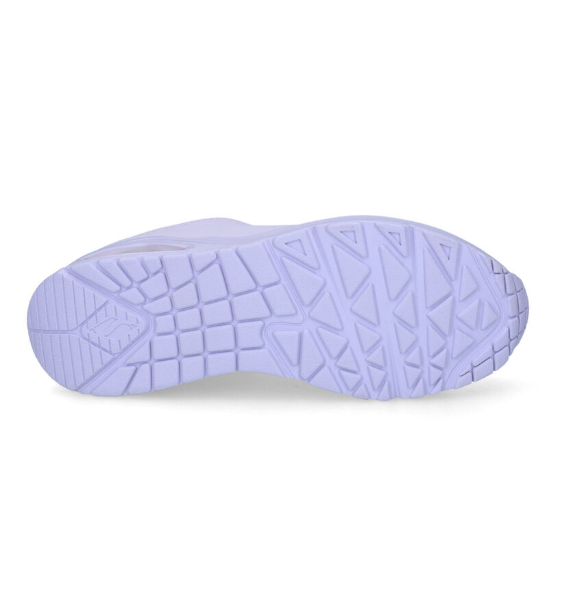 Skechers Uno Frosty Kicks Baskets en Rose pour femmes (319370) - pour semelles orthopédiques