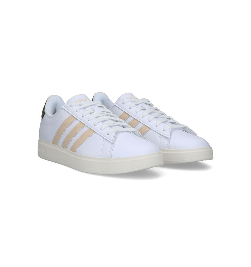 adidas Grand Court 2.0 Baskets en Blanc pour hommes (319051) - pour semelles orthopédiques