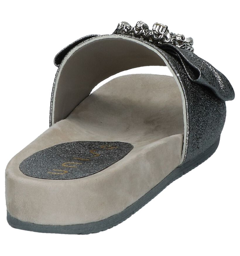 Zilveren Elegante Slippers Unisa Codeo in leer (218824)