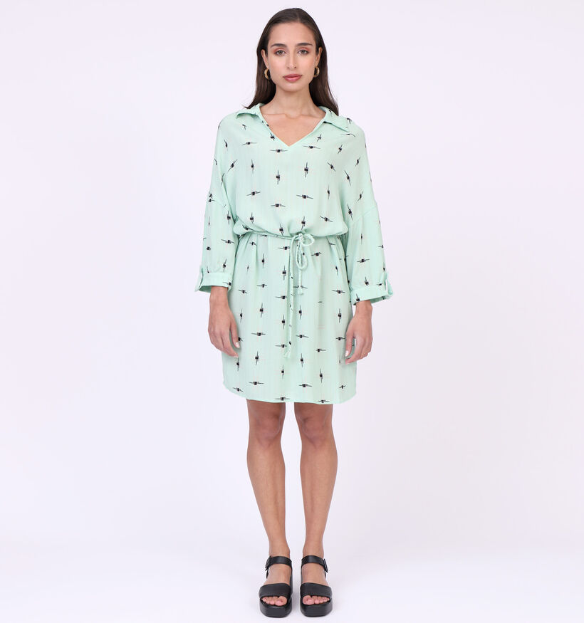 Vila Susana Robe Chemise en Vert (311742)