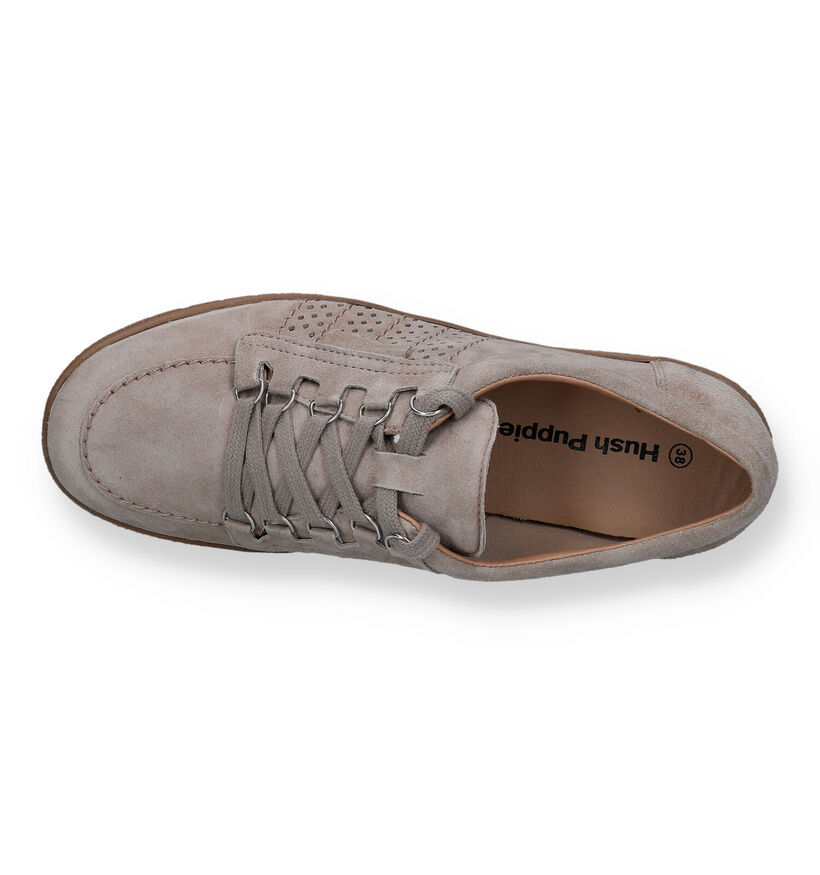 Hush Puppies Melisto Beige Veterschoenen voor dames (326981)