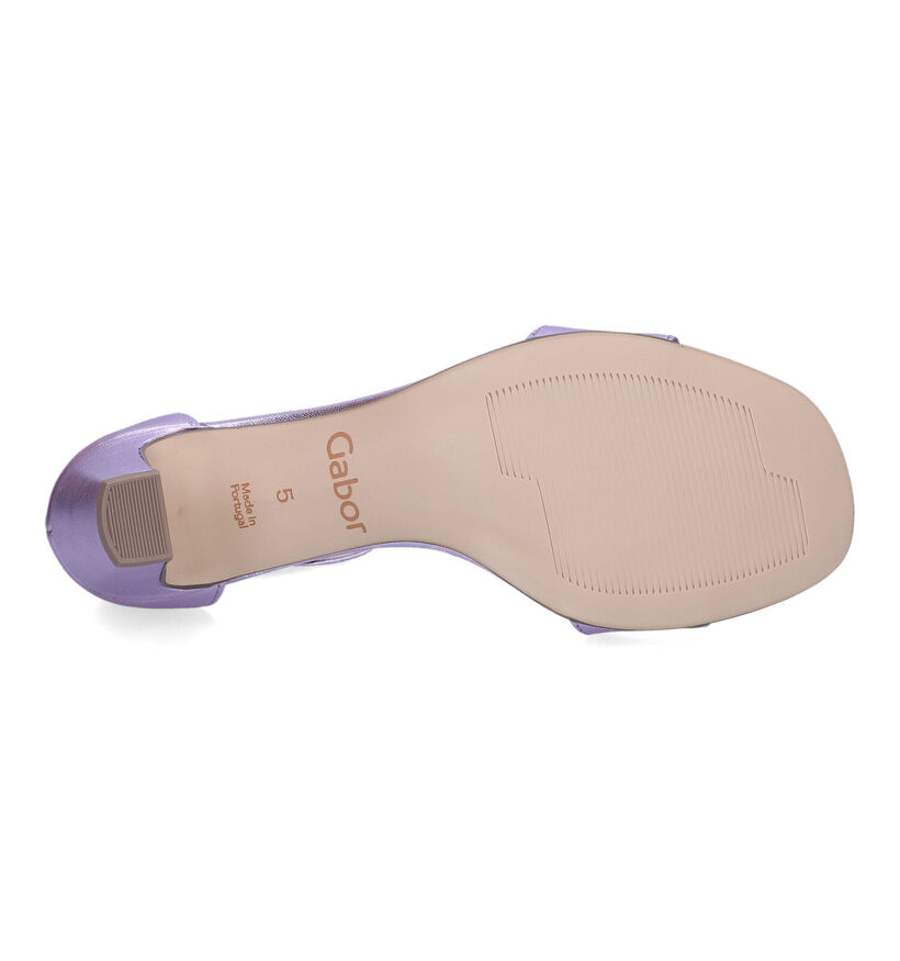 Gabor Gouden Sandalen met gesloten hak voor dames (329031)