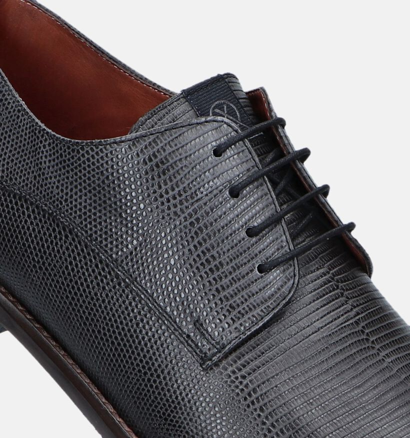 Ambiorix Dario Zwarte Veterschoenen voor heren (349113)