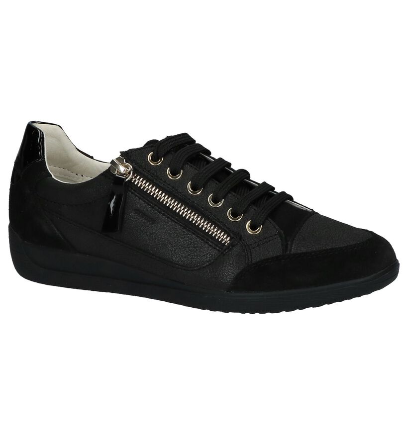 Geox Chaussures à lacets en Or en simili cuir (212638)
