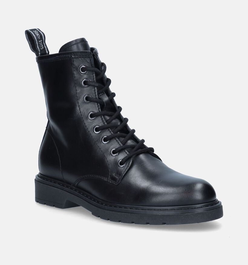 NeroGiardini Boots à lacets en Noir pour femmes (347535) - pour semelles orthopédiques