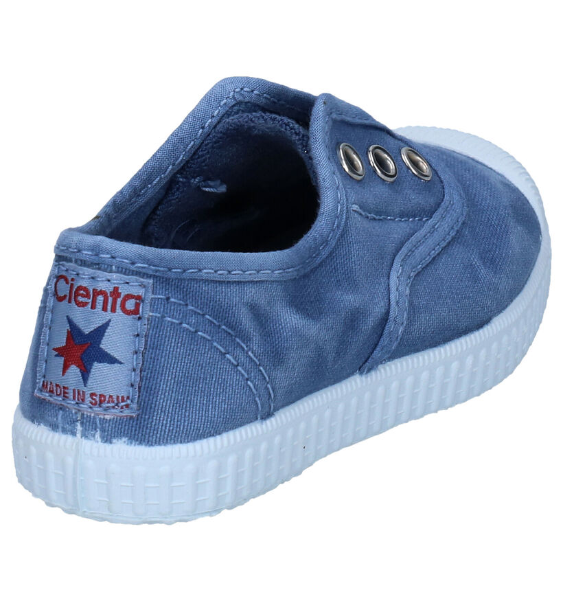 Cienta Blauwe Slip-ons voor jongens, meisjes (340020) - geschikt voor steunzolen