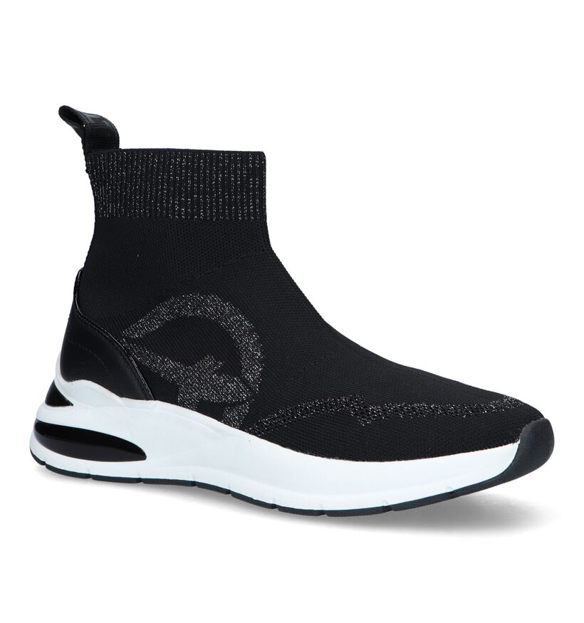 Tamaris Baskets chaussettes en Noir en simili cuir (320569)