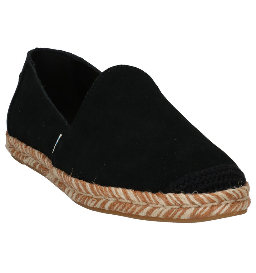 Toms Pismo Zwarte Espadrilles in stof (269360)