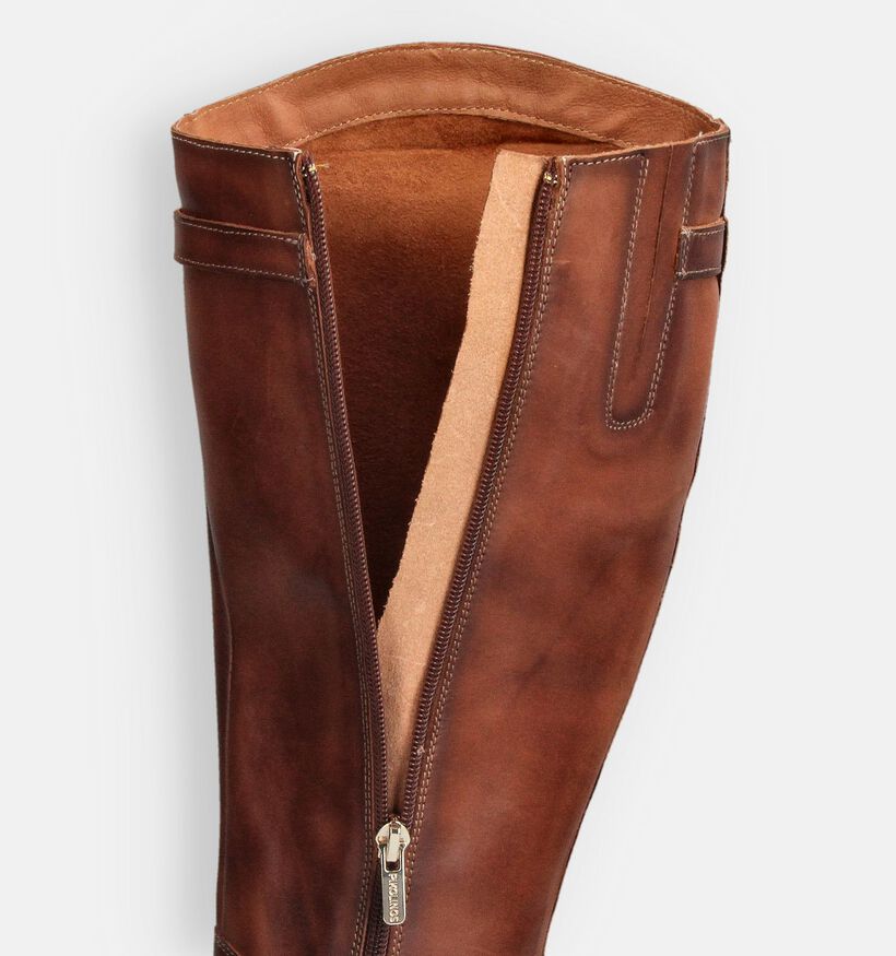 Pikolinos Puertollano Bottes hautes en Cognac pour femmes (363863)