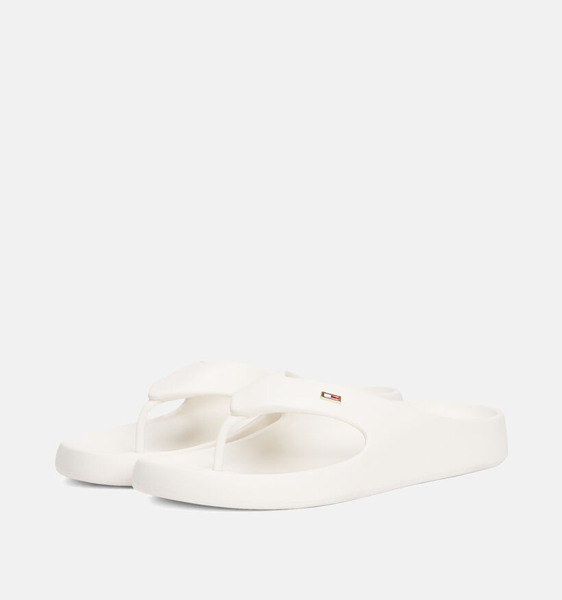 Tommy Hilfiger Comfort Beach Witte Teenslippers voor dames (352611)