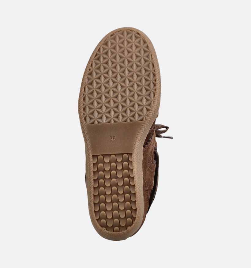 La Strada Baskets montantes en Brun fonc&eacute; pour femmes (379607)