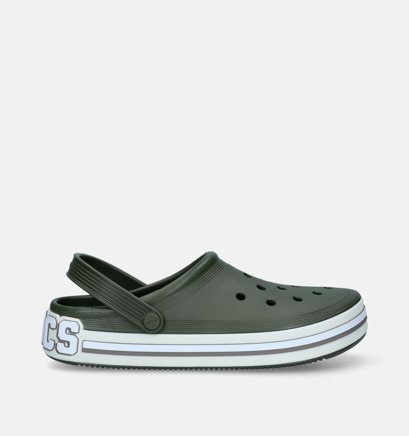 Crocs Off Court Logo Clog Nu-pieds en Vert Kaki pour hommes (340094)