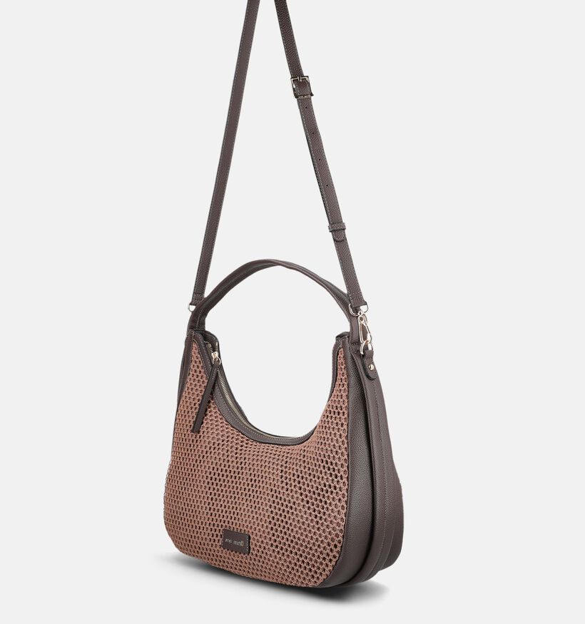 Pepe Moll Abbey Donkerbruine Schoudertas voor dames (375240)