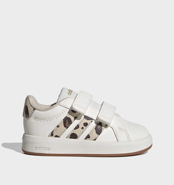 adidas Grand Court Low Sneakers core white/ Crystal Linen/ Aurora Coffee
