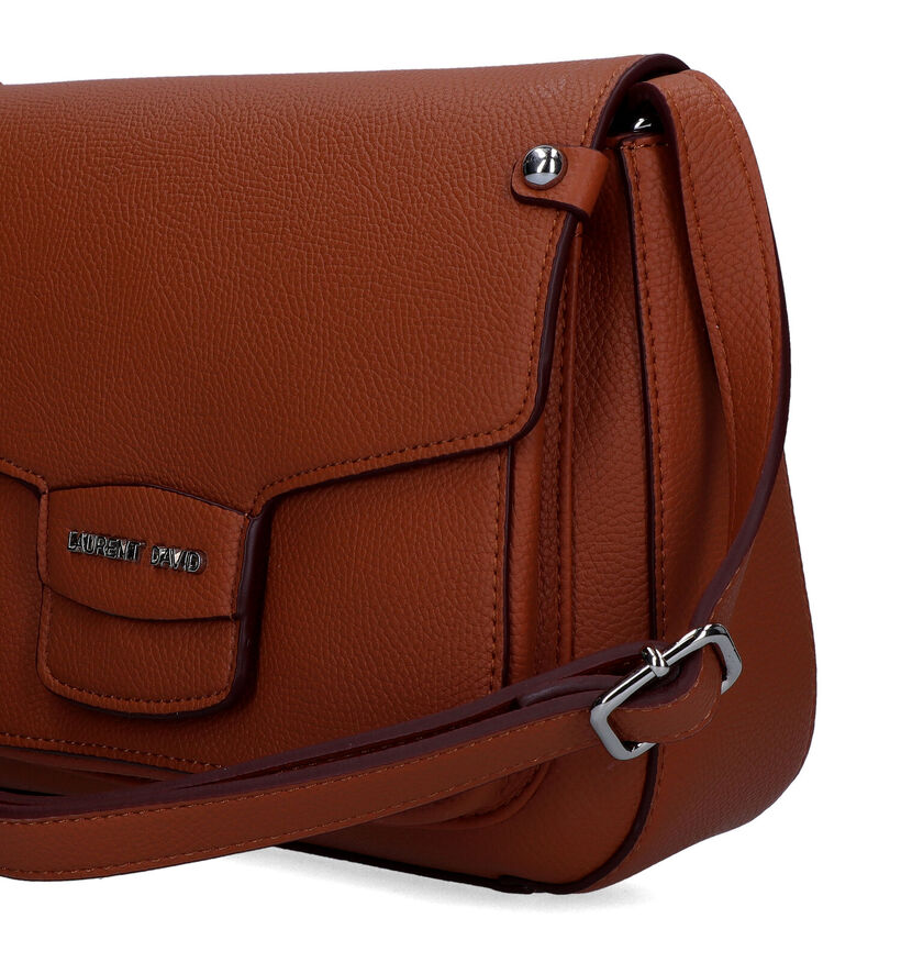 Laurent David Cognac Crossbody Tas voor dames (327898)