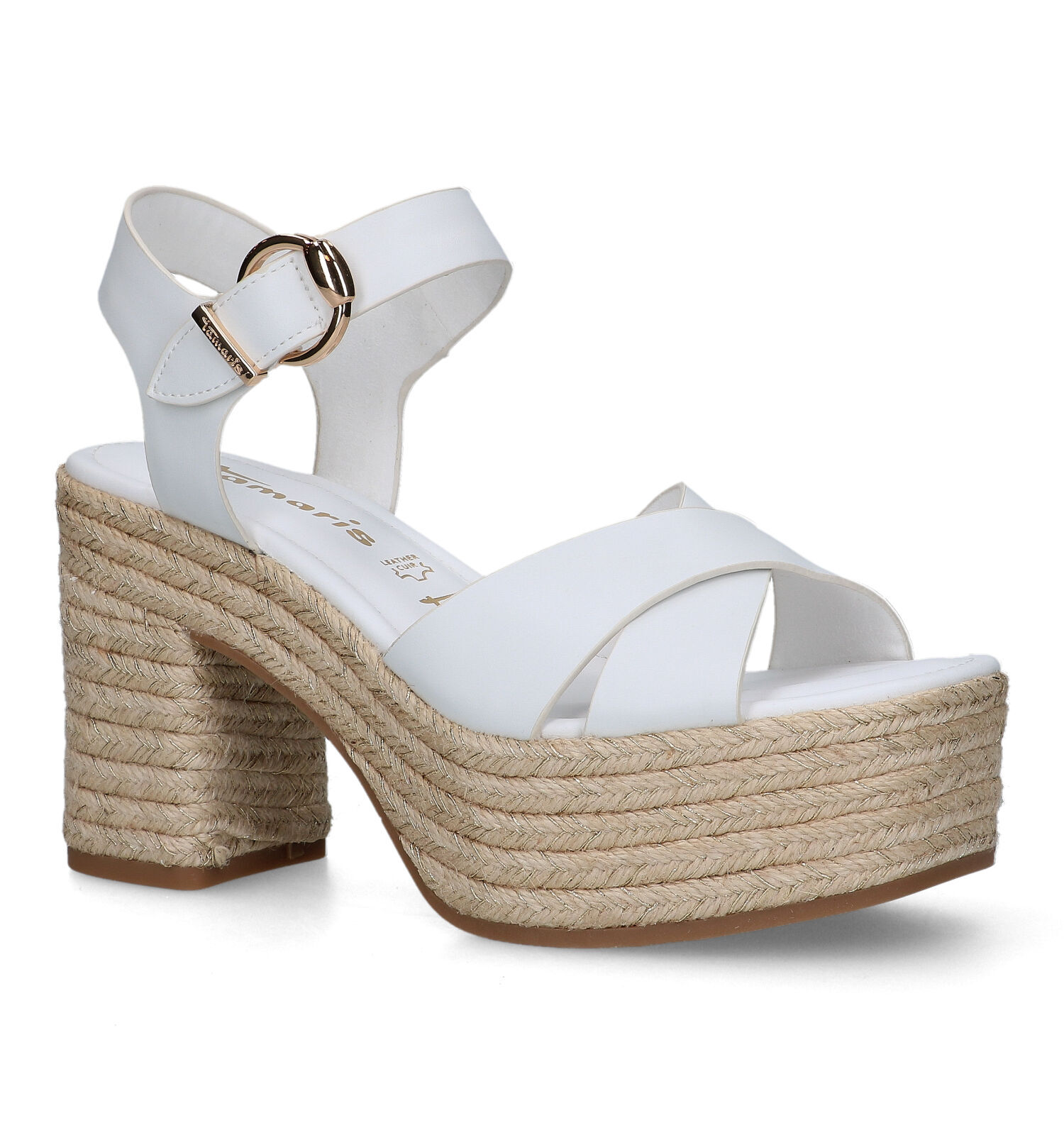 Tamaris Witte Sandalen Dames Sandalen Online op TORFS.BE