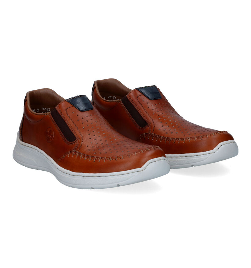 Rieker Chaussures confort en Cognac en cuir (308603)