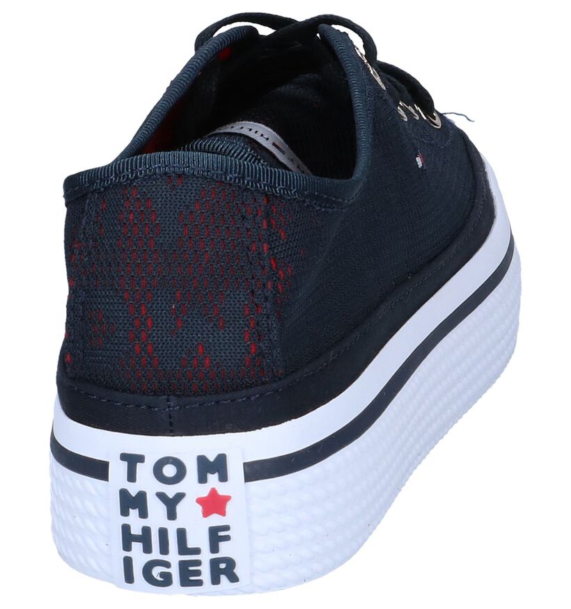 Tommy Hilfiger Baskets basses en Bleu en textile (241824)