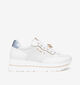 NeroGiardini Witte Sneakers voor dames (369082) - geschikt voor steunzolen