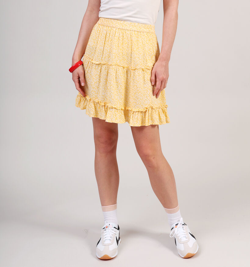 Pieces Nya Gele Korte Rok voor dames (357397)
