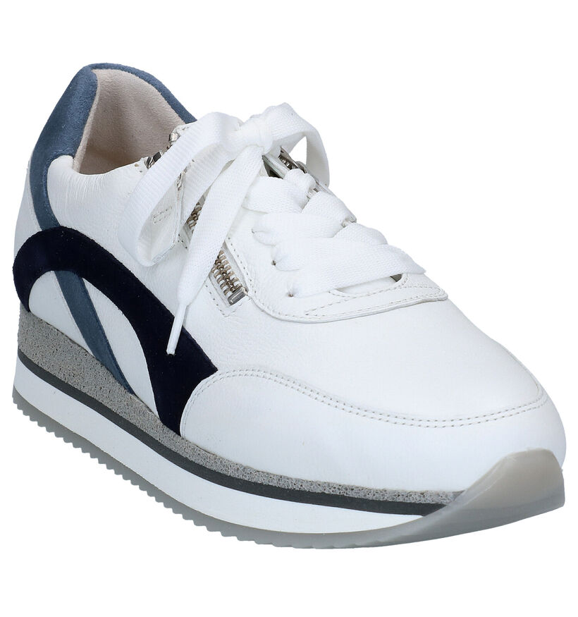 Gabor Best Fitting Chaussures à lacets en Blanc en cuir (288020)