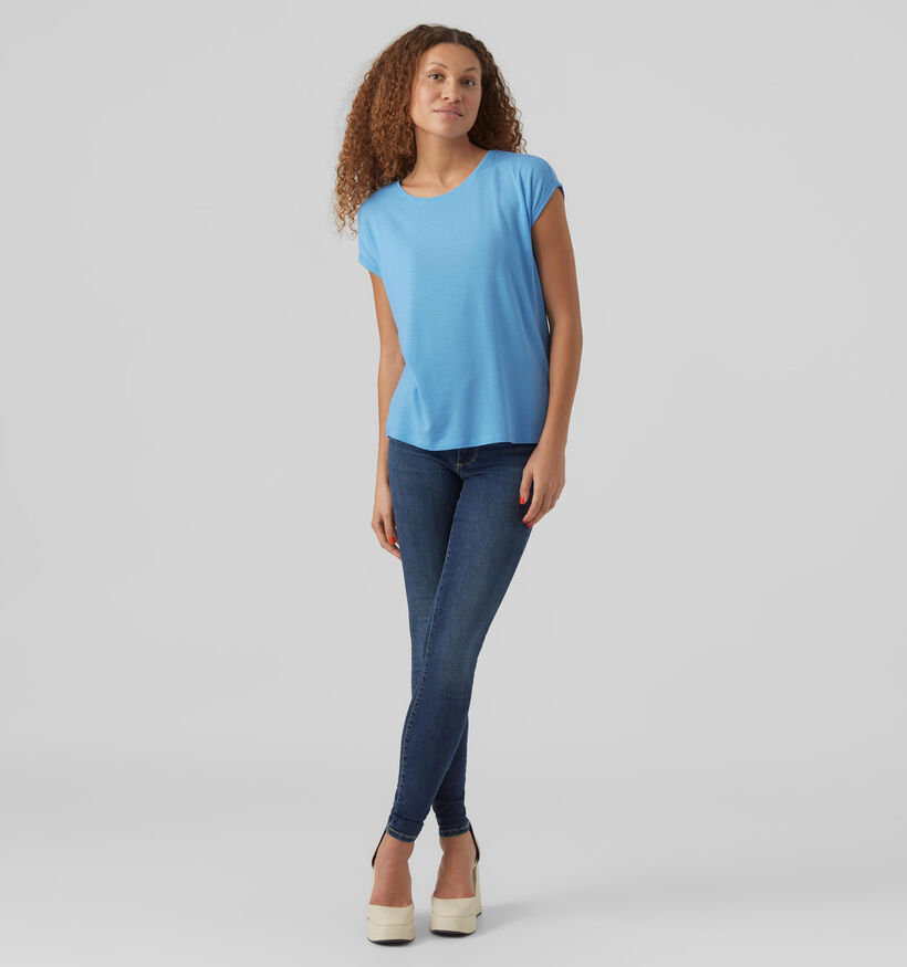 Vero Moda Ava Blauwe T-shirt voor dames (330911)