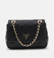 Guess Sac port&eacute; crois&eacute; en Noir/Or pour femmes (381190)