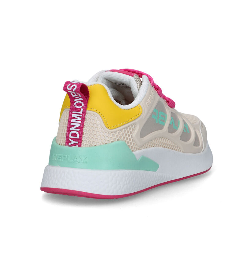 Replay Maze Beige Sneakers voor meisjes (321043)