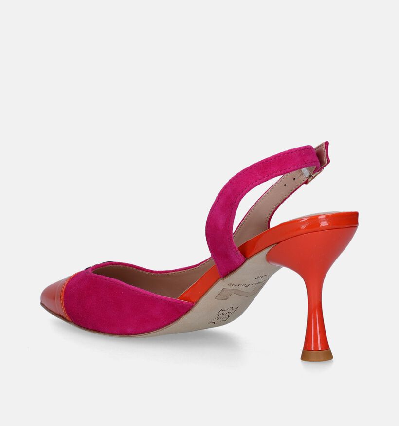 Nathan-Baume Escarpins slingback en Fuchsia pour femmes (340358)