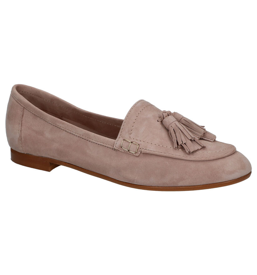 River Woods Loafers en Taupe en nubuck (289202)