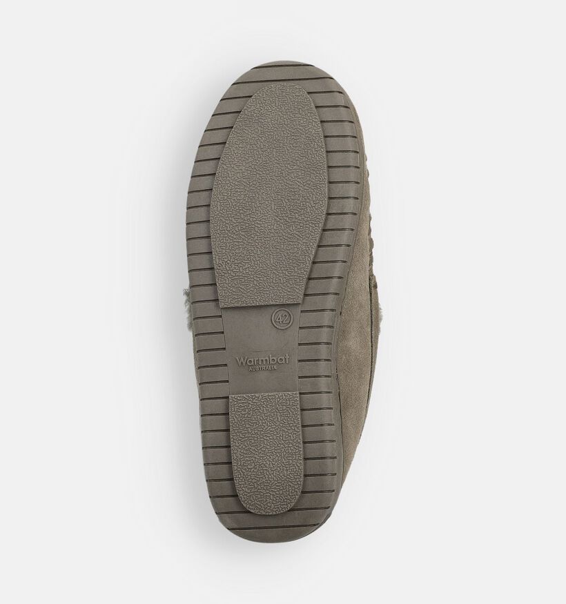 Warmbat Grizzly Kaki Gesloten Pantoffels voor heren (363339)