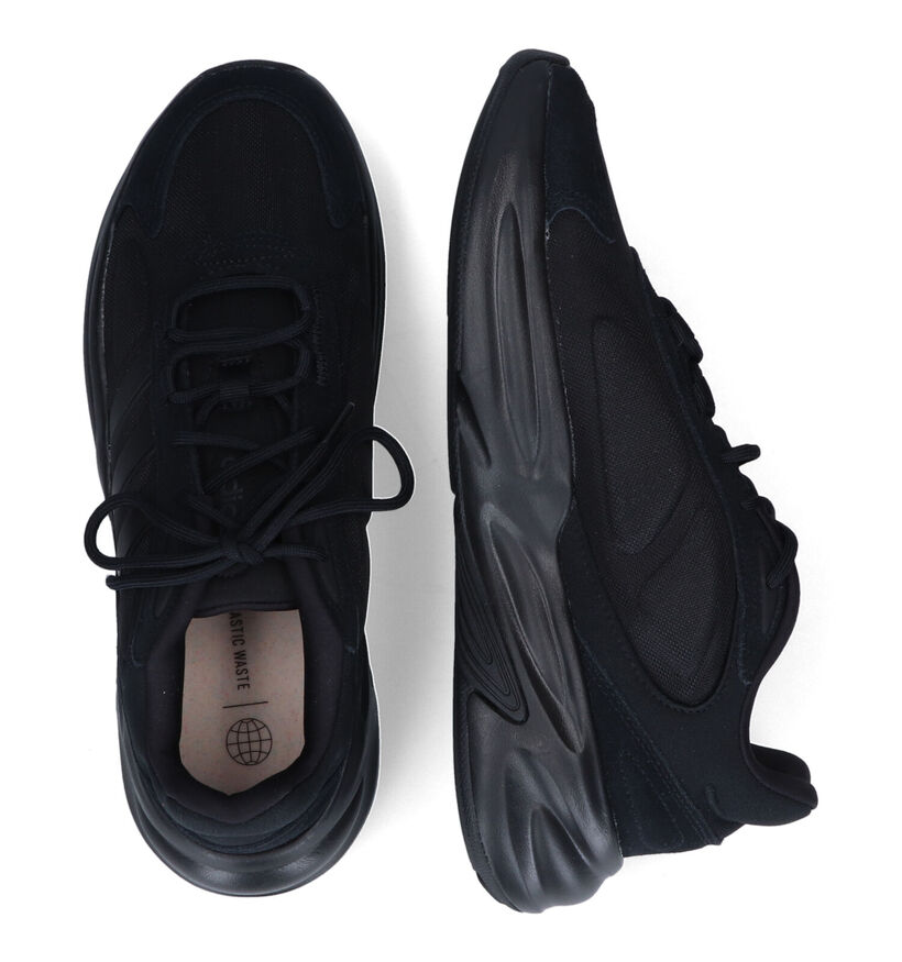 adidas Ozelle Baskets en Noir pour hommes (324935) - pour semelles orthopédiques