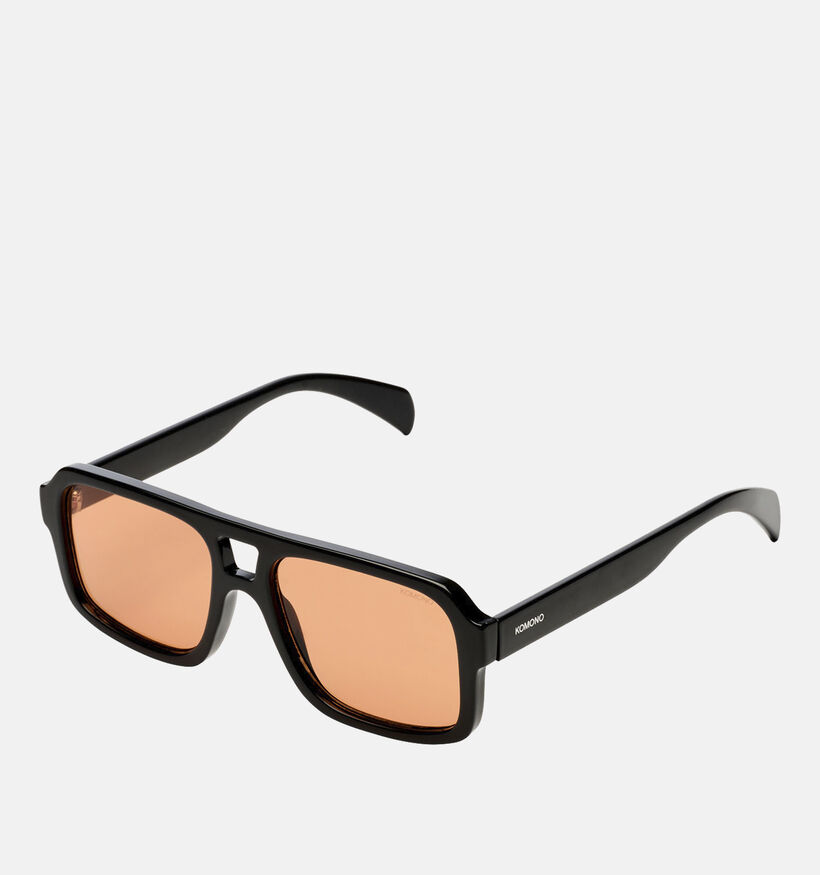 Komono Falcon Black Sunset Zwarte Zonnebril voor dames (370005)
