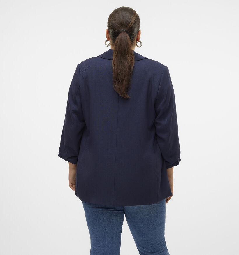 Vero Moda Curve Frida Blazer en Bleu pour femmes (378118)
