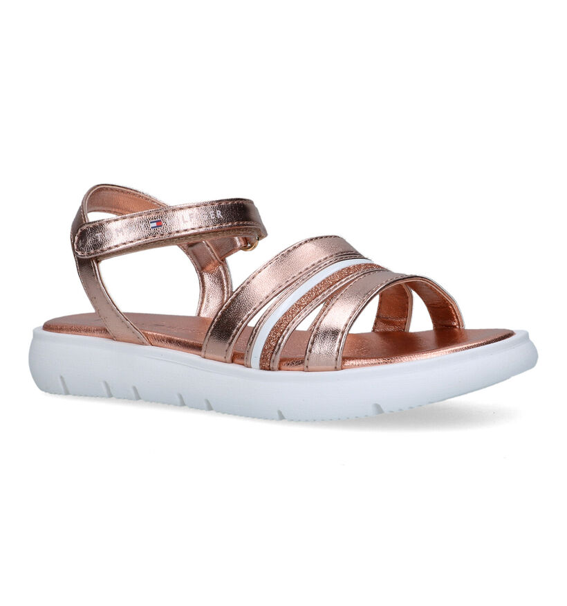 Tommy Hilfiger Sandales en Or rose en simili cuir (321582)