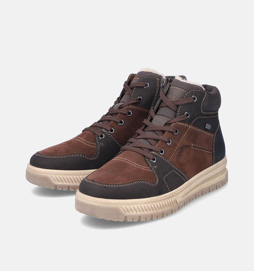Rieker Chaussures hautes en Brun foncé pour hommes (352869)