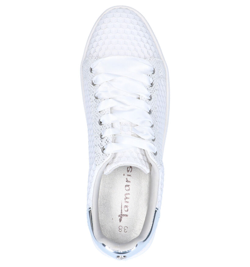 Tamaris Chaussures à lacets en Blanc en simili cuir (270215)
