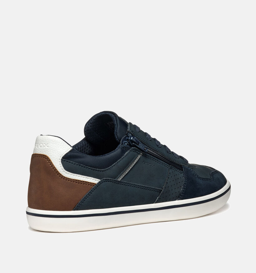 Geox Elver Chaussures à Lacets en Bleu pour hommes (351612) - pour semelles orthopédiques