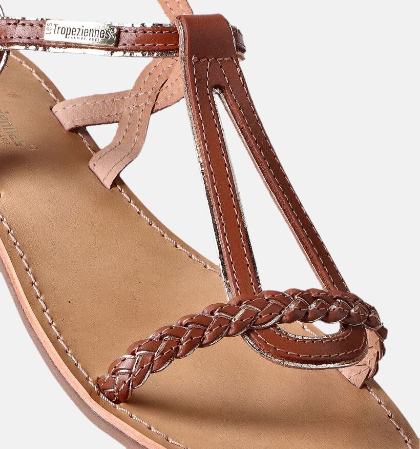 Les Tropeziennes Happy Bruine Sandalen voor dames (356822)