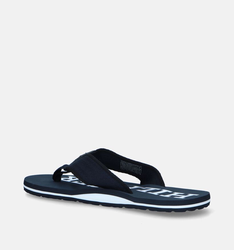 Tommy Hilfiger Patch Beach Blauwe Teenslippers voor heren (336723)