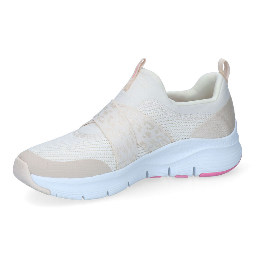 Skechers Arch Fit Modern Rythem Baskets en Beige pour femmes (302122) - pour semelles orthopédiques