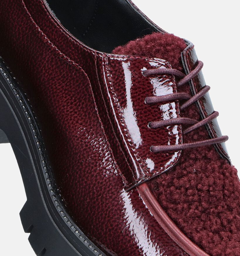 Regarde Le Ciel Laticia-01 Bordeaux Chunky Veterchoenen voor dames (347264)