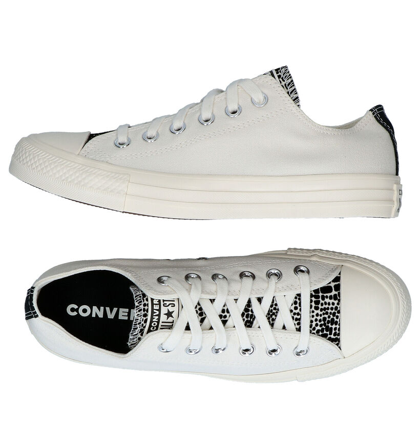 Converse Chuck Taylor AS Ecru Sneakers in stof (287151)