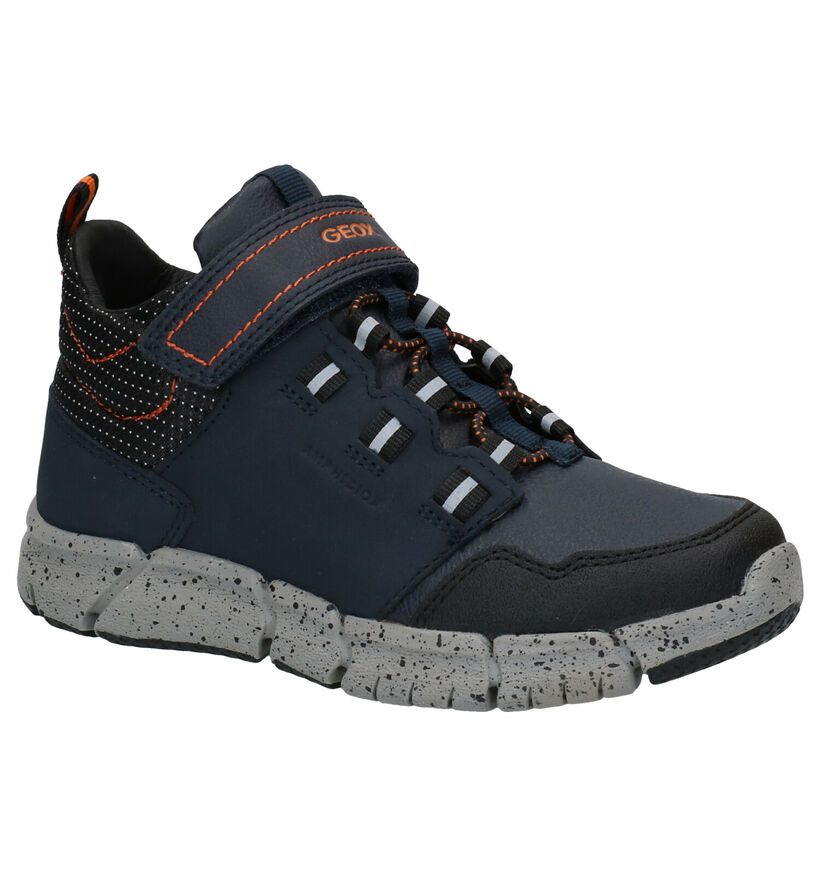 Geox Flexyper Bottines en Bleu en cuir (278305)