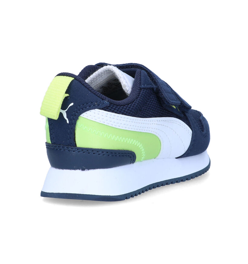Puma R78 V Baskets en Bleu en simili cuir (318752)