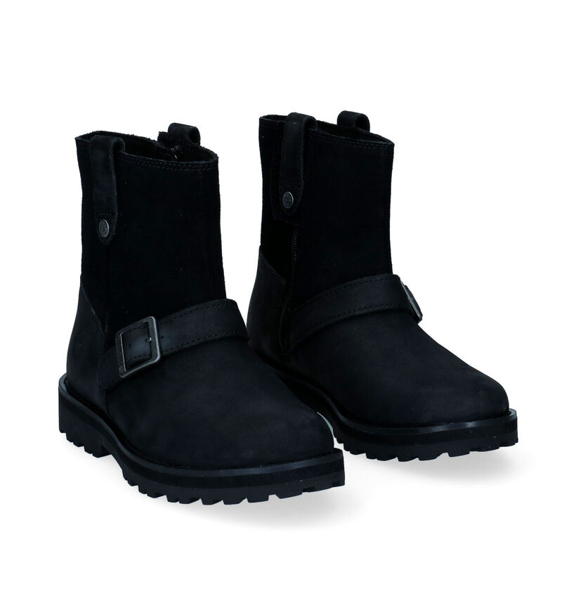 Timberland Courma Kid Biker Zwarte Boot voor jongens (293804) - geschikt voor steunzolen