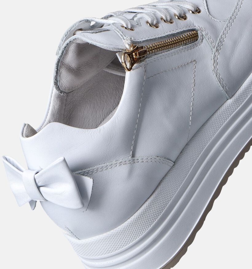 NeroGiardini Witte Platform sneakers voor dames (351908) - geschikt voor steunzolen